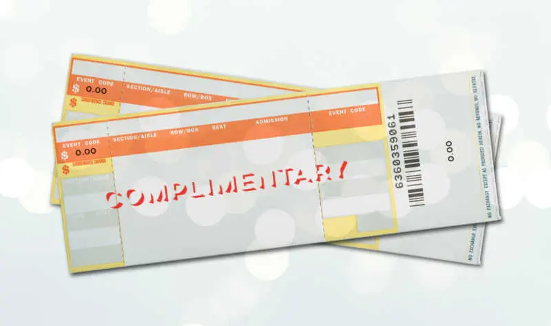 free seat filler tickets, free tickets, comp tickets
