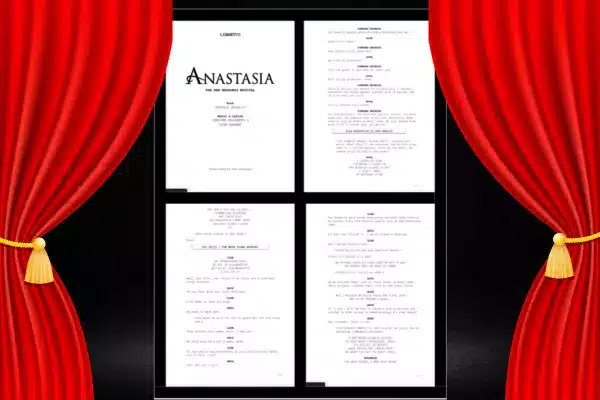 DIY gift for theater lovers, script for theater lovers