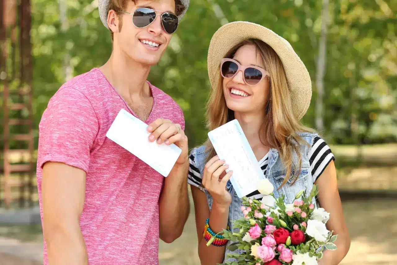tickets for 2 for Valentines Day, gift of tickets for 2