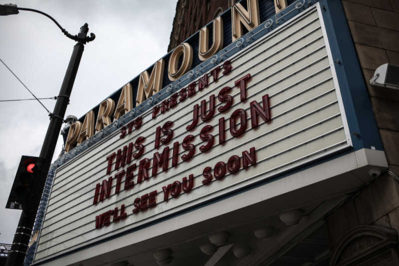 paramount theater, theaters reopening