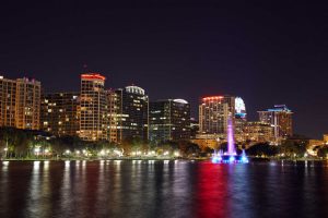 Orlando FL, Orlando at night