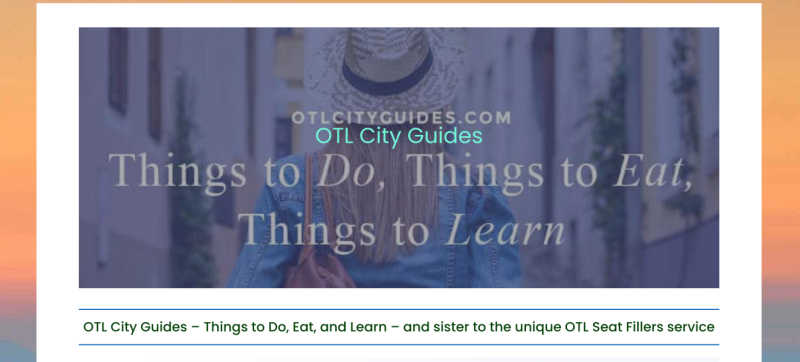 OTLCityGuides.com, OTL City Guides home page