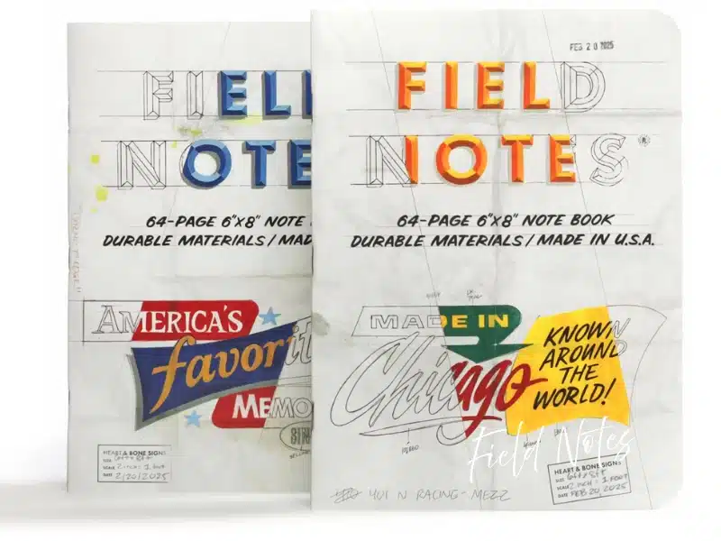 Field Notes notebooks — Chicago-made stationery gift, 64-page durable memo books.