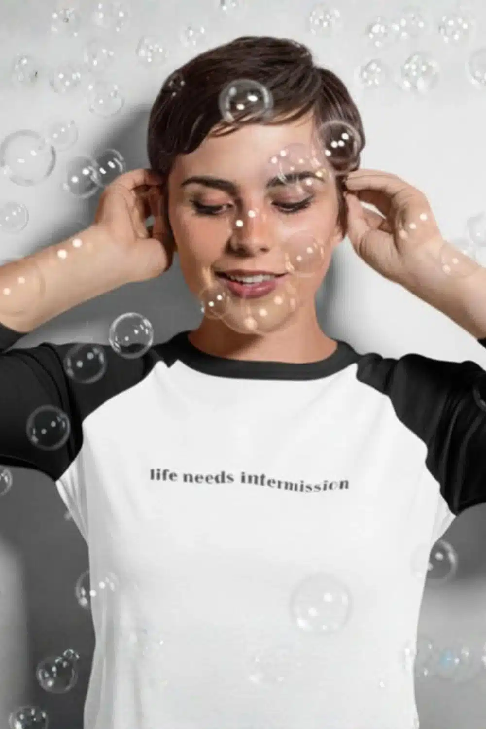 Life Needs Intermission Baseball Shirt by Applausewear by OTL