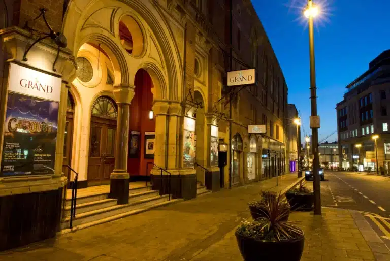 Leeds Grand Theatre in Leeds, England, featured in OTL Seat Fillers' Historic Theatres of the US and UK series